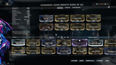 6 Forma Ignis Wraith Build by Gregarius .